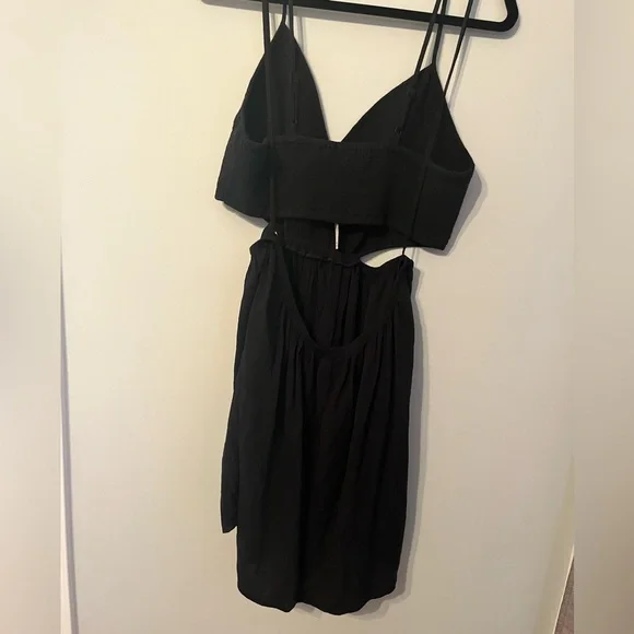Aerie Smoked Black Dress with Cut Outs - Picture 3 of 7